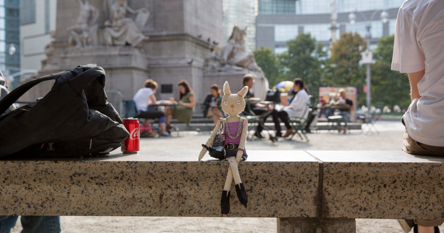 Elle in Columbus Circle